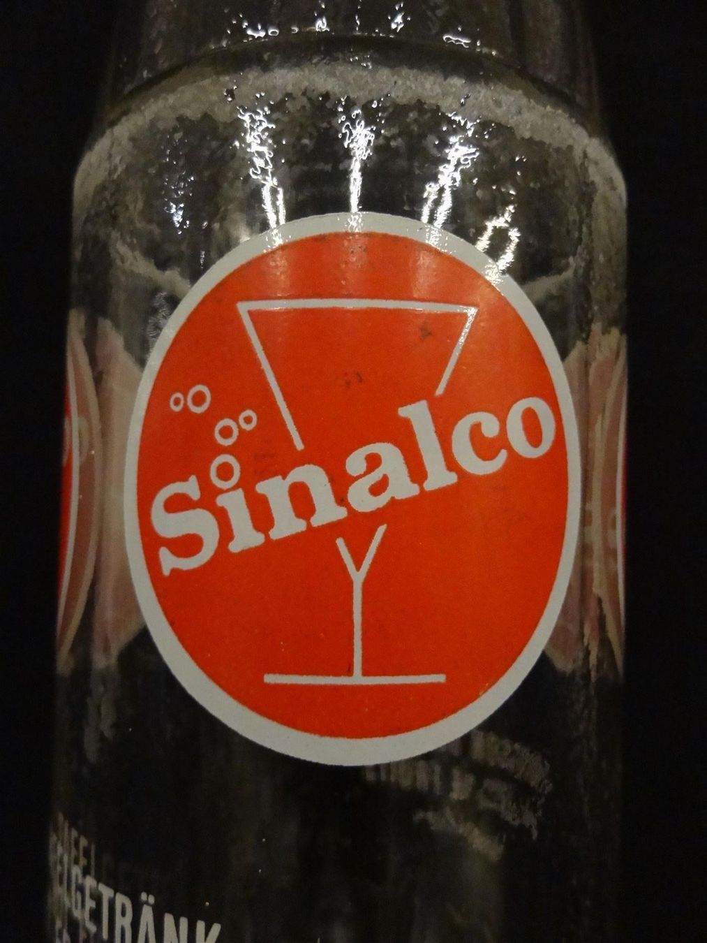 Bicchieri, Caraffe & Bottiglie: alte Flasche SINALCO 1970 BÜLACH – Usato da Kerzers venduto da Flaschenposten 4