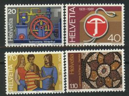 1981, Nr.656–659, Sonderpostmarken II ** (2)