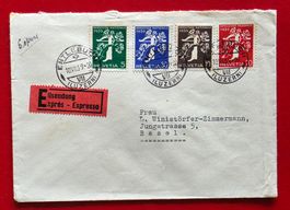 LANDI SATZ F/I 232 233 238 235 EXPRESS ENTLEBUCH BASEL 1939