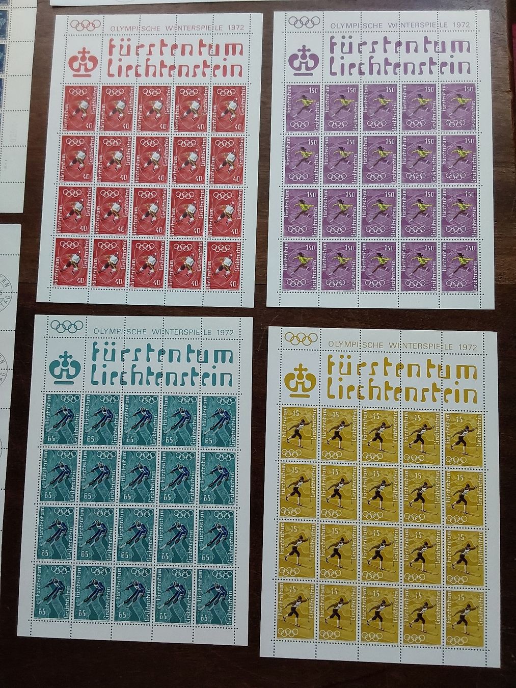 Tutti i francobolli: Erni Hans Briefmarkenbogen 7x zusammen  – Usato da Steinach venduto da Chilli1957 4