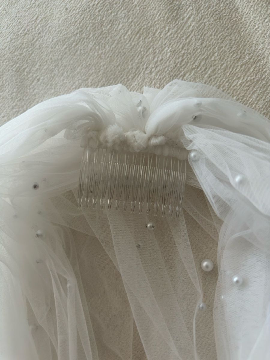 Accessori per capelli: 2x Hochzeitsschleier – Nuovo e nell'imballaggio originale da Bottmingen venduto da jov_dsb9 5
