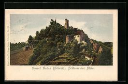 AK Baden, Schlossruine Stein, 1901