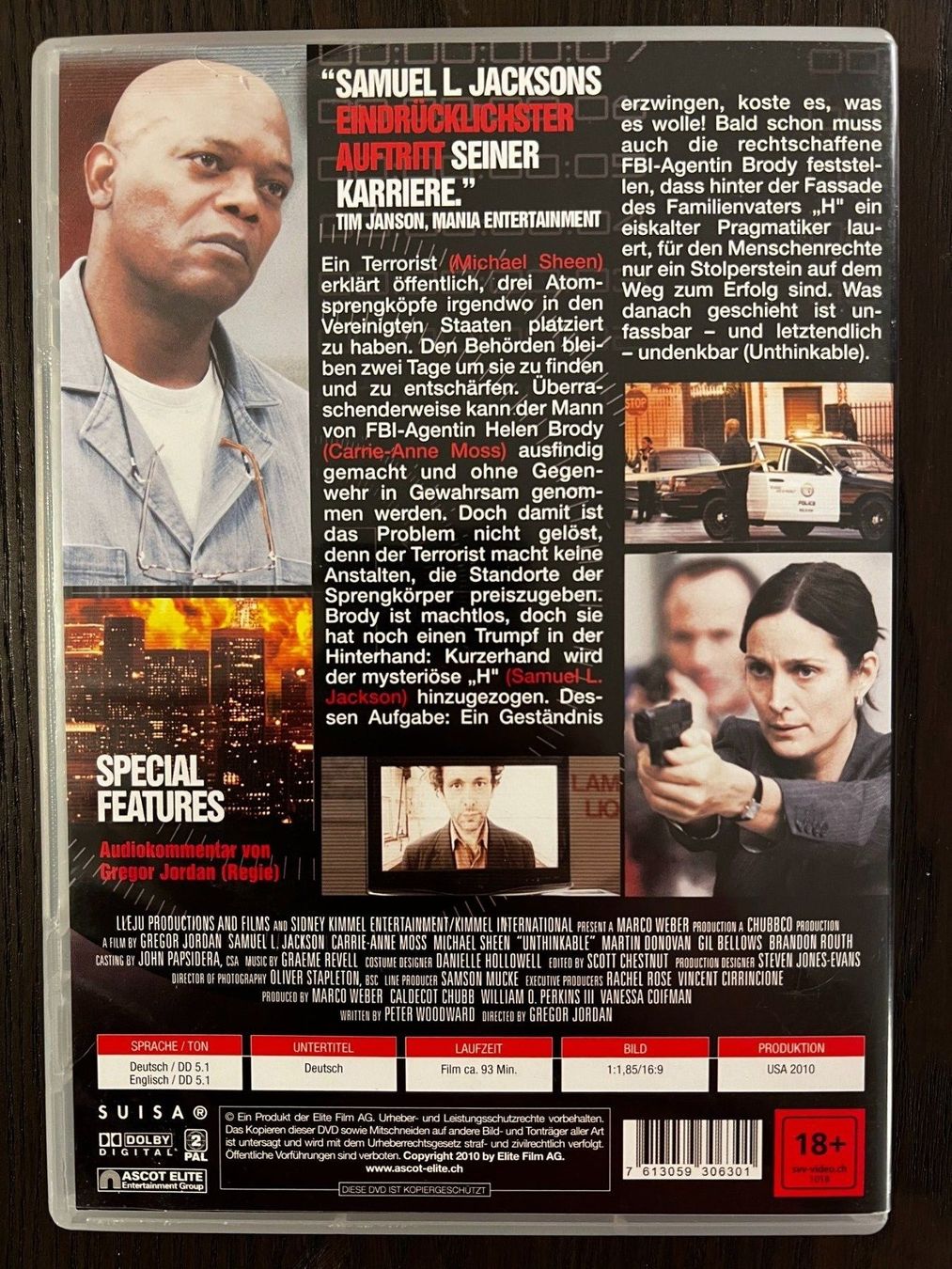 Tutti i DVDs: Unthinkable – Usato da Zürich venduto da FilmFreunde 1