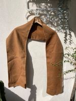 Foulard femme marron bon état laine cachemire