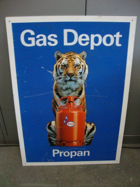 Ecriteaux: Schild Gas Depot – D'occasion à Mollis par Seestern
