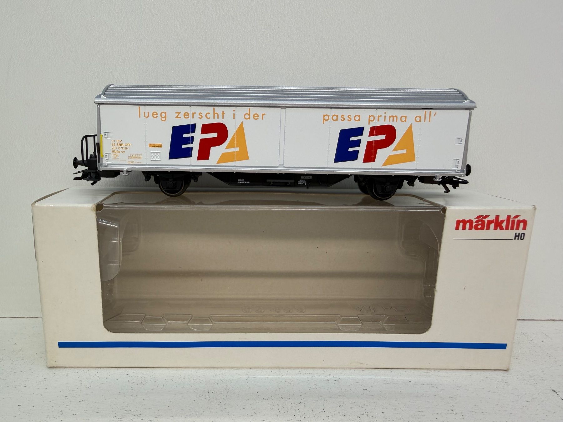 Märklin Modelleisenbahnen: Märklin 84735.21 EPA Hbis Güterwagen SBB – Gebraucht aus Büsserach von ModellbahnDepot