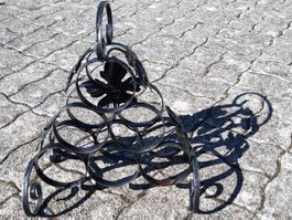 Wein-Ständer / Chambrier-Ständer für 6 Flaschen aus Metall