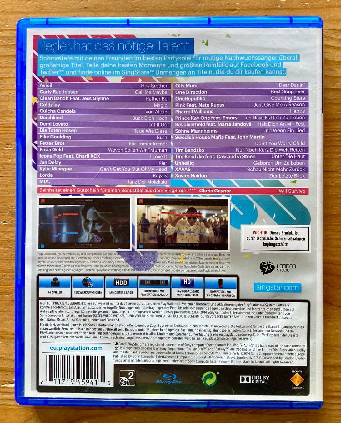 Sony Spiele: SingStar Ultimate Party - PS4 – Gebraucht aus Zürich von Djmotionch 3