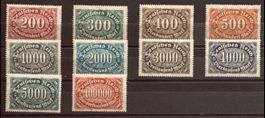 Deutsches Reich Briefmarken Sammlung 200-100000