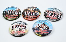 Kastelruther Spatzen Buttons, 5 Stk. 2018-2025, Rarität