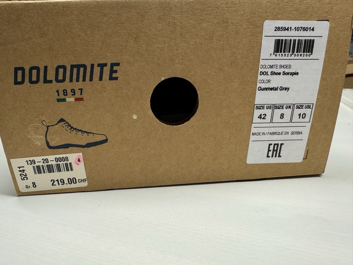 Dolomite Chaussures hommes: Dolomite, chaussures hommes, taille 42 – Neuf avec emballage d'origine à Brügg BE par Goob 9