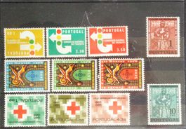 PORTUGAL: Des timbres neufs **/*, 1946–1965, 4 photos