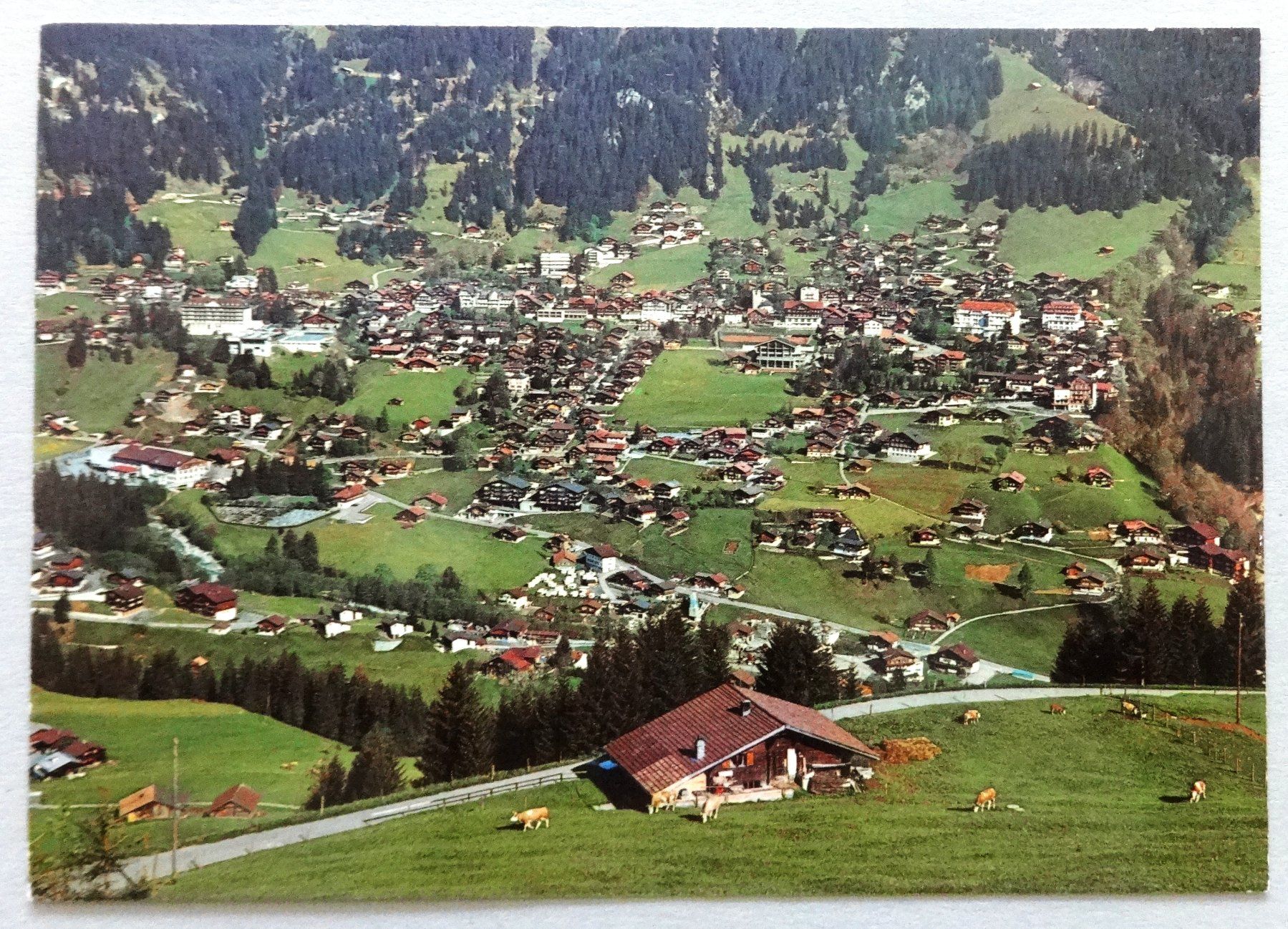 Ansichtskarten: Adelboden 1353 m, Berner Oberland – Gebraucht aus Fétigny von Billy2miny