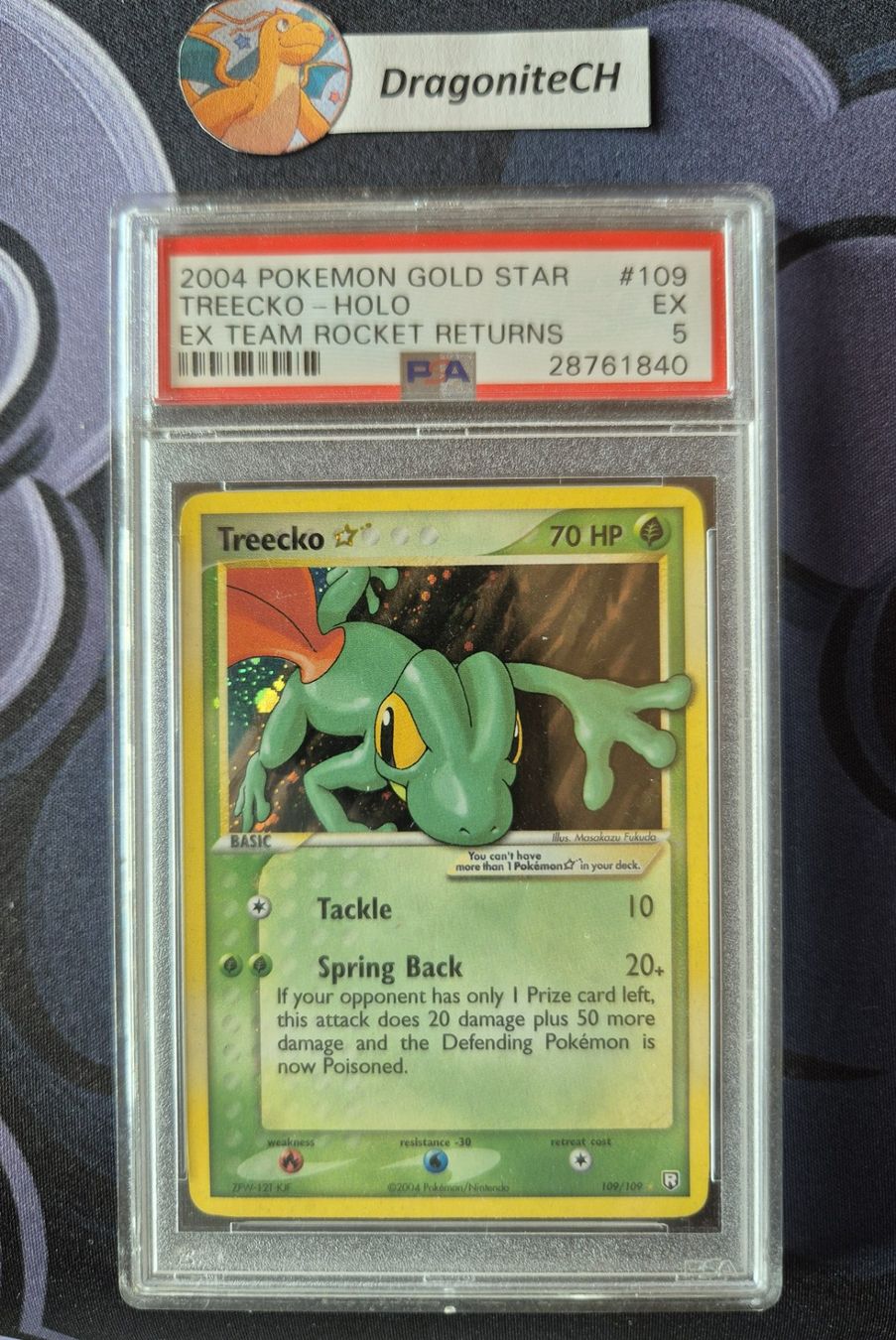 Pokémon Carte collezionabili: Pokemon Karte Treecko Goldstar – Usato da Hünenberg venduto da DragoniteCH
