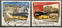 2019 Postauto Linien Vollstempel