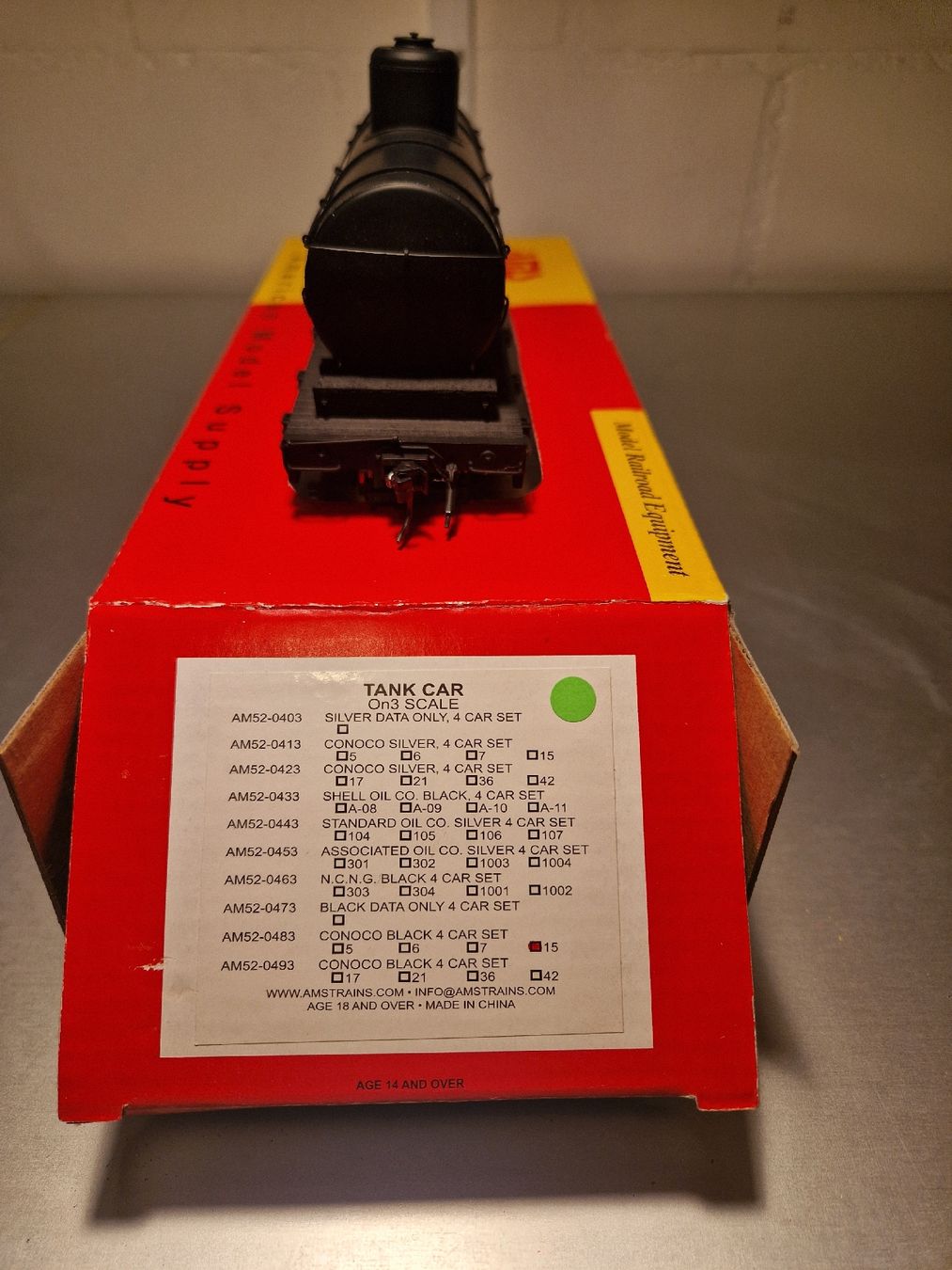 Modellini di ferrovie: Conoco Tankwagen AMS O Scale #15 – Nuovo (secondo la descrizione) da Winterthur venduto da sac_txw5 1