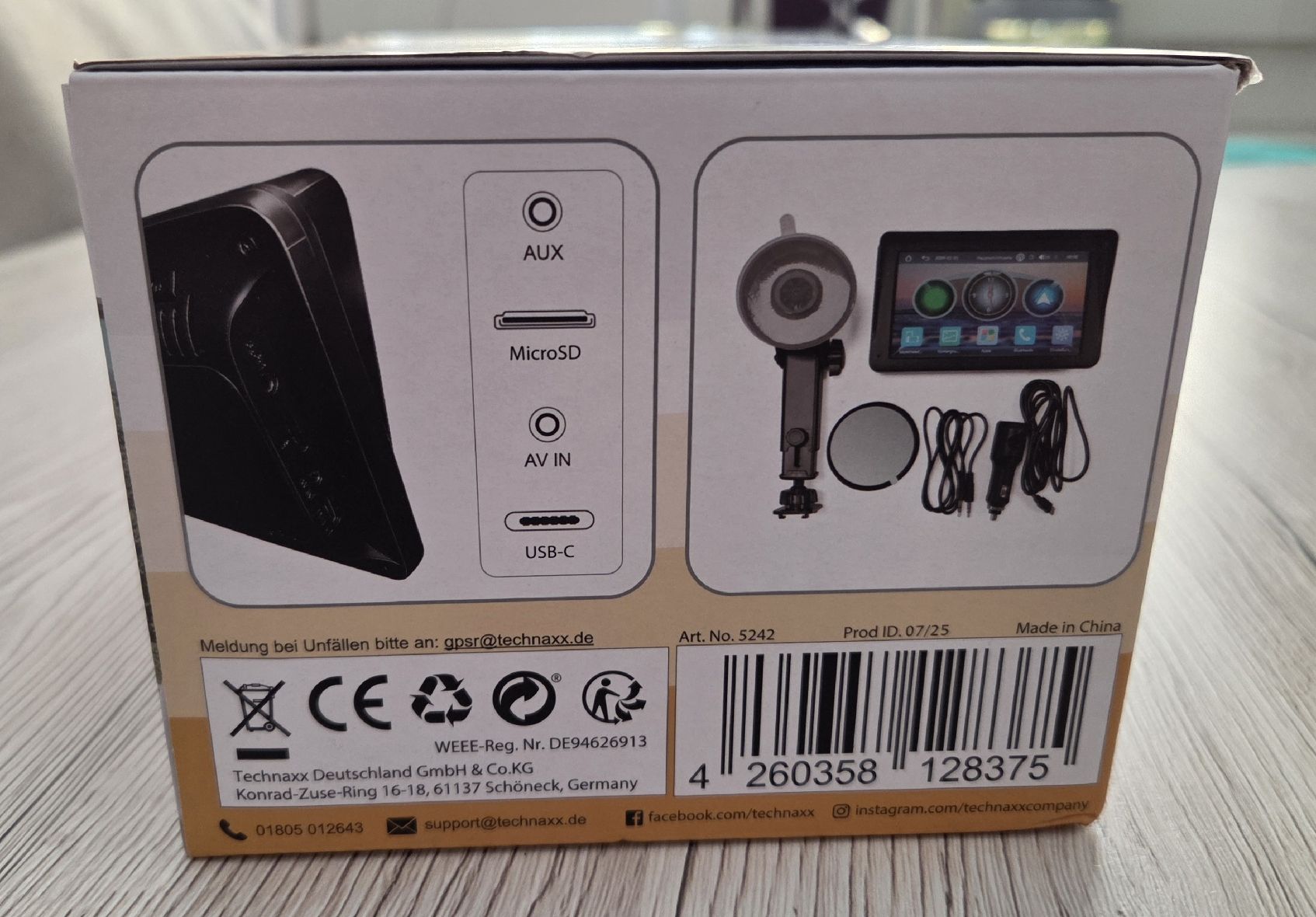 Accessori per altri veicoli: Technaxx 7" TX-320 Wireless CarPlay & Android Auto Display – Nuovo (secondo la descrizione) da Luzern venduto da pie_y7zc 2