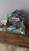 Japanisches Modellhaus mit Licht