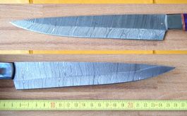 Damast-Stahl  Kochmesser, Chefmesser, 32cm, in edler Box