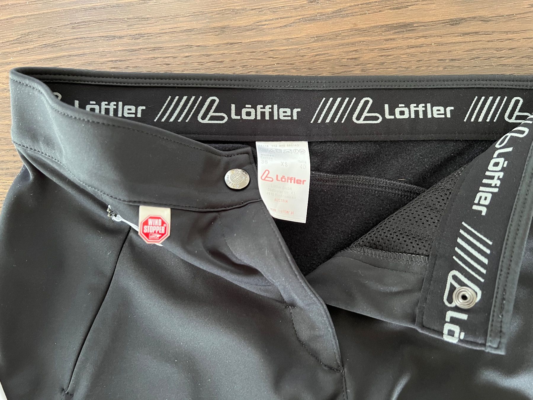 Pantaloni: LÖFFLER, Hose schwarz, Gr. 36, mit Windstopper – Nuovo (secondo la descrizione) da Fraubrunnen venduto da Vpeck 2