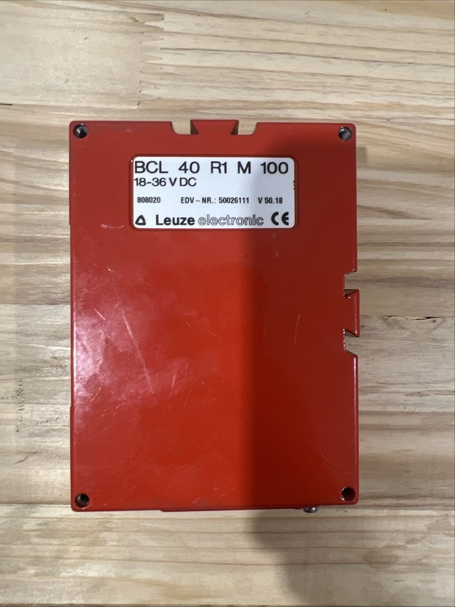 Componenti elettronici: 2x Leuze Electronic BCL 40 M100 Laser Sensor, geprüft Top – Usato da Zwingen venduto da gam_85df 1
