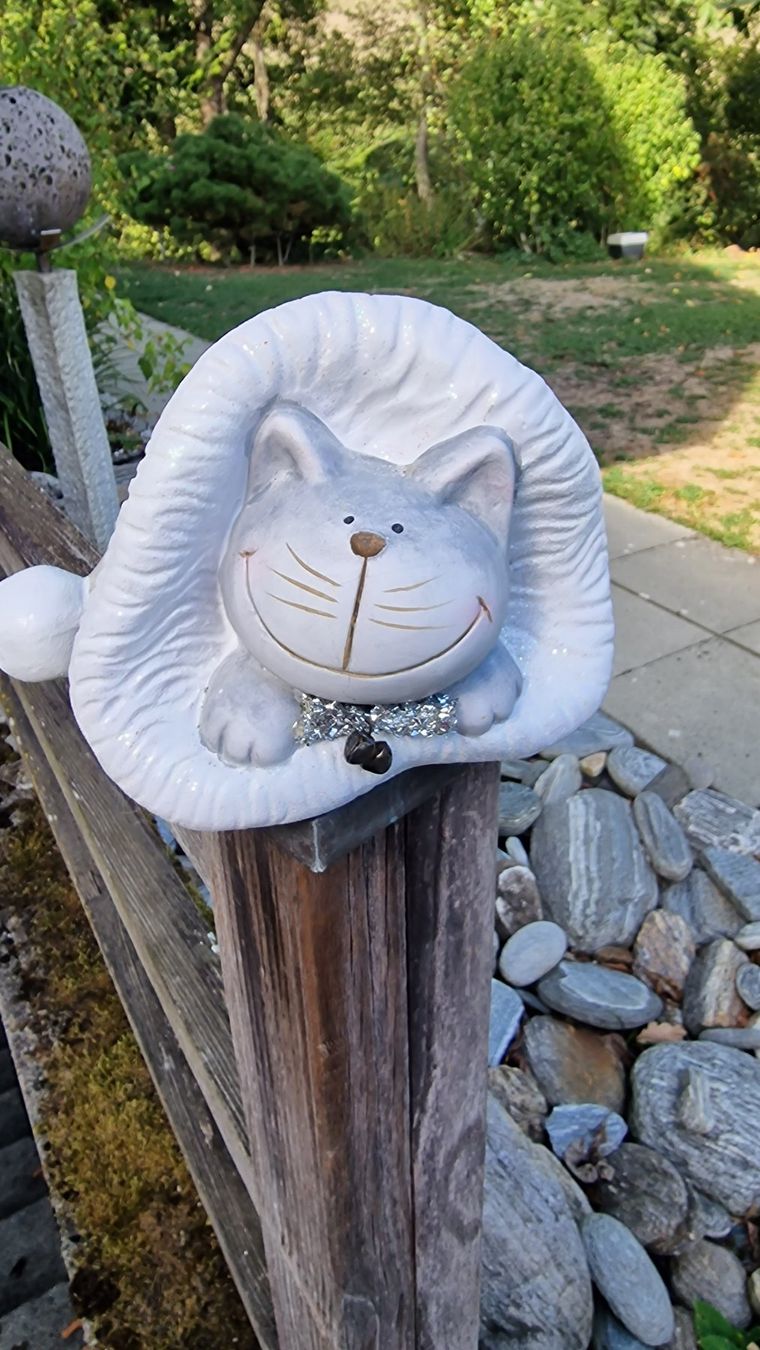 Figuren: Lustige Katze - Weihnachtsdeko – Gebraucht aus Wil  AG von Kfloh 1