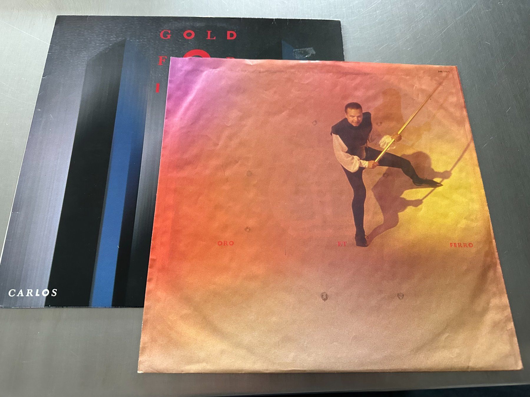 Dischi in vinile: CARLOS PERON / YELLO LP GOLD FOR IRON – Usato da Sion venduto da jaipur1401 3