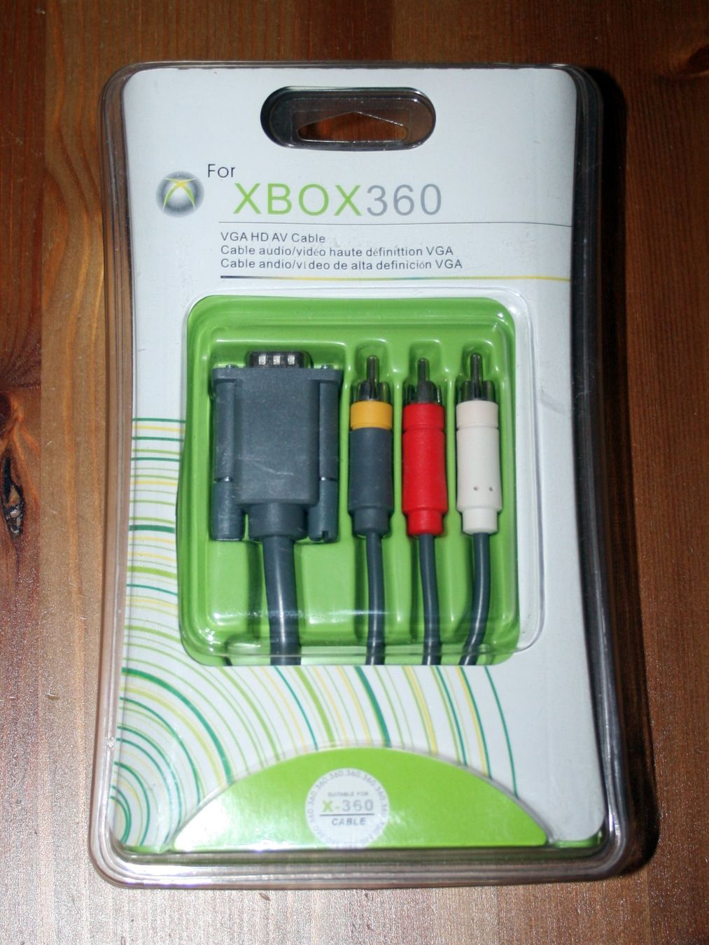 Microsoft Console: Xbox 360 VGA / AV-Video Kabel – Usato da Münchenbuchsee venduto da Chaoo