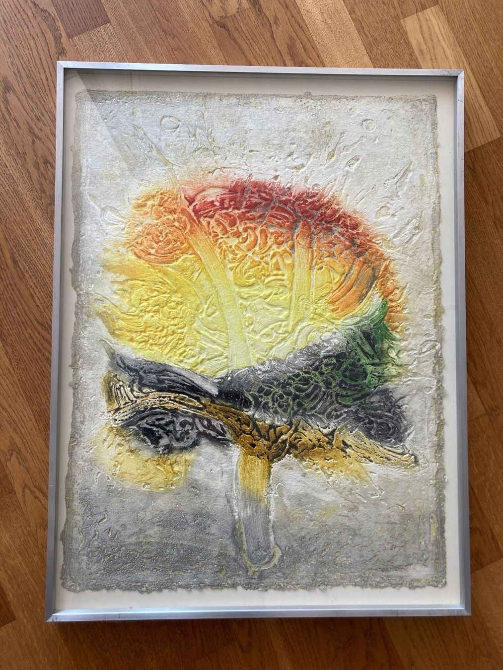 Gemälde: Schweizer Künstler Monogrammiert  A 1986 ❤️ – Gebraucht aus Samstagern von roger039