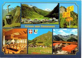 Gruss aus SAMNAUN Luftseilbahn Alp Trida & Bergrestaurant
