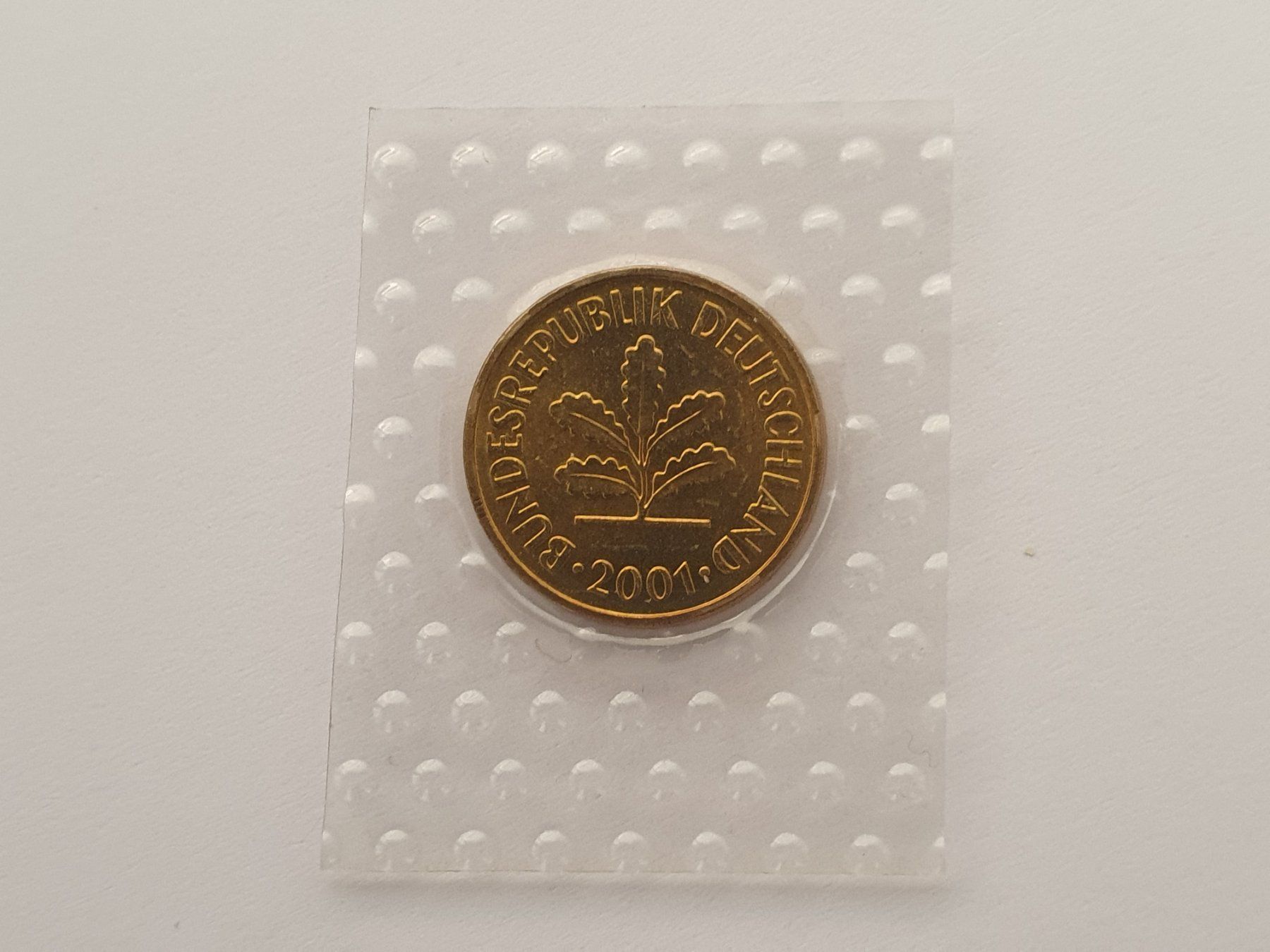 Tutti le monete: 5 Pfennig 2001 F Stgl – Nuovo (secondo la descrizione) da Pravidondaz venduto da LVtik 1