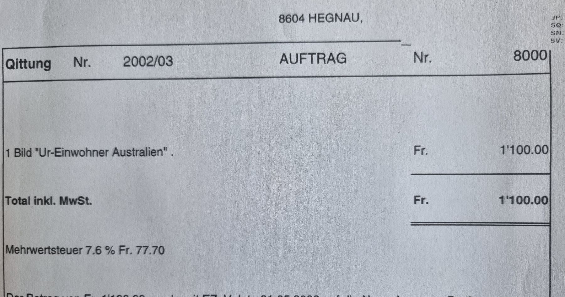Foto & Immagini: Originalbild "Ur-Einwohner Australien" von H. Capol – Usato da Uster venduto da Worm 4