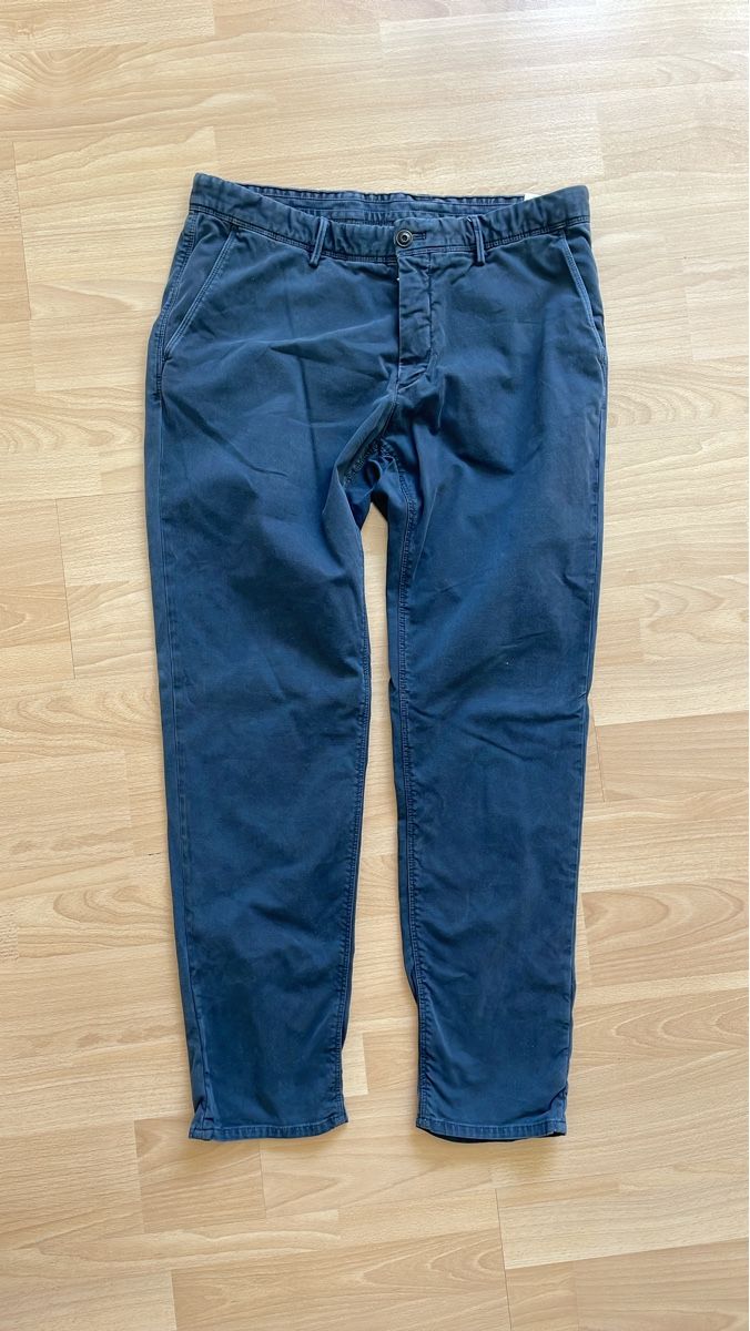 Massimo Dutti Pantalons: Pantaloni chino blu scuro Massimo Dutti,, perfetti – D'occasion à Bellinzona par remarema 2