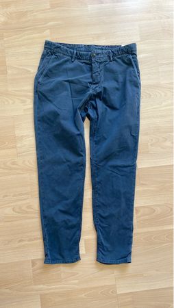 Pantaloni chino blu scuro Massimo Dutti,, perfetti