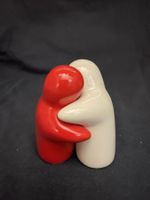 Küssende / Umarmende Salz &Pfeffer Steurer Set (rot & weiss)