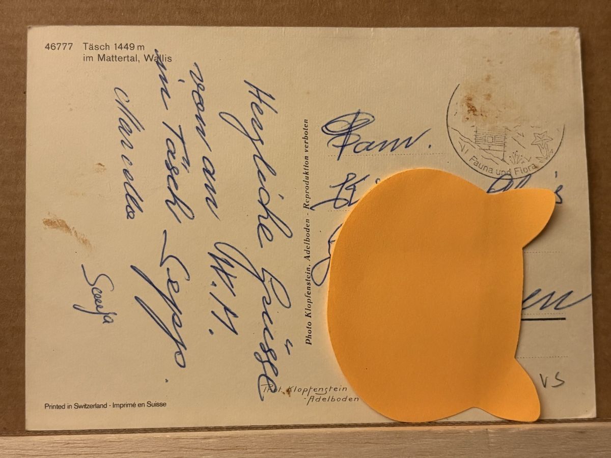 Cartoline postali: AK von Täsch – Usato da Rümlang venduto da Kartenpost1 1