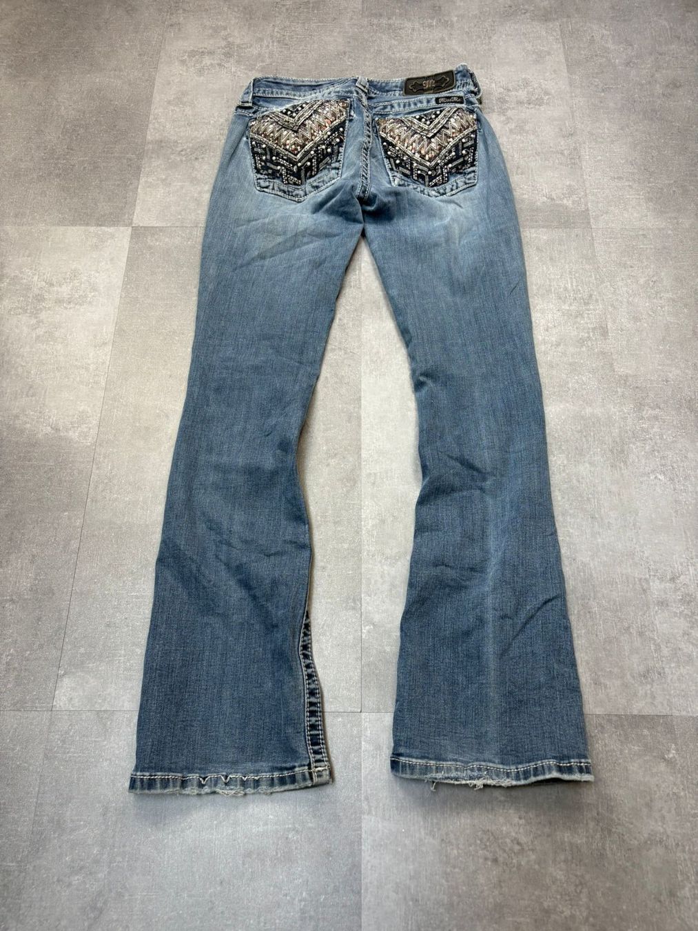 Jeans: Miss Me Bootcut Flared Jeans - Grösse S/26 – Usato da Werdenberg venduto da hase.vintage 1