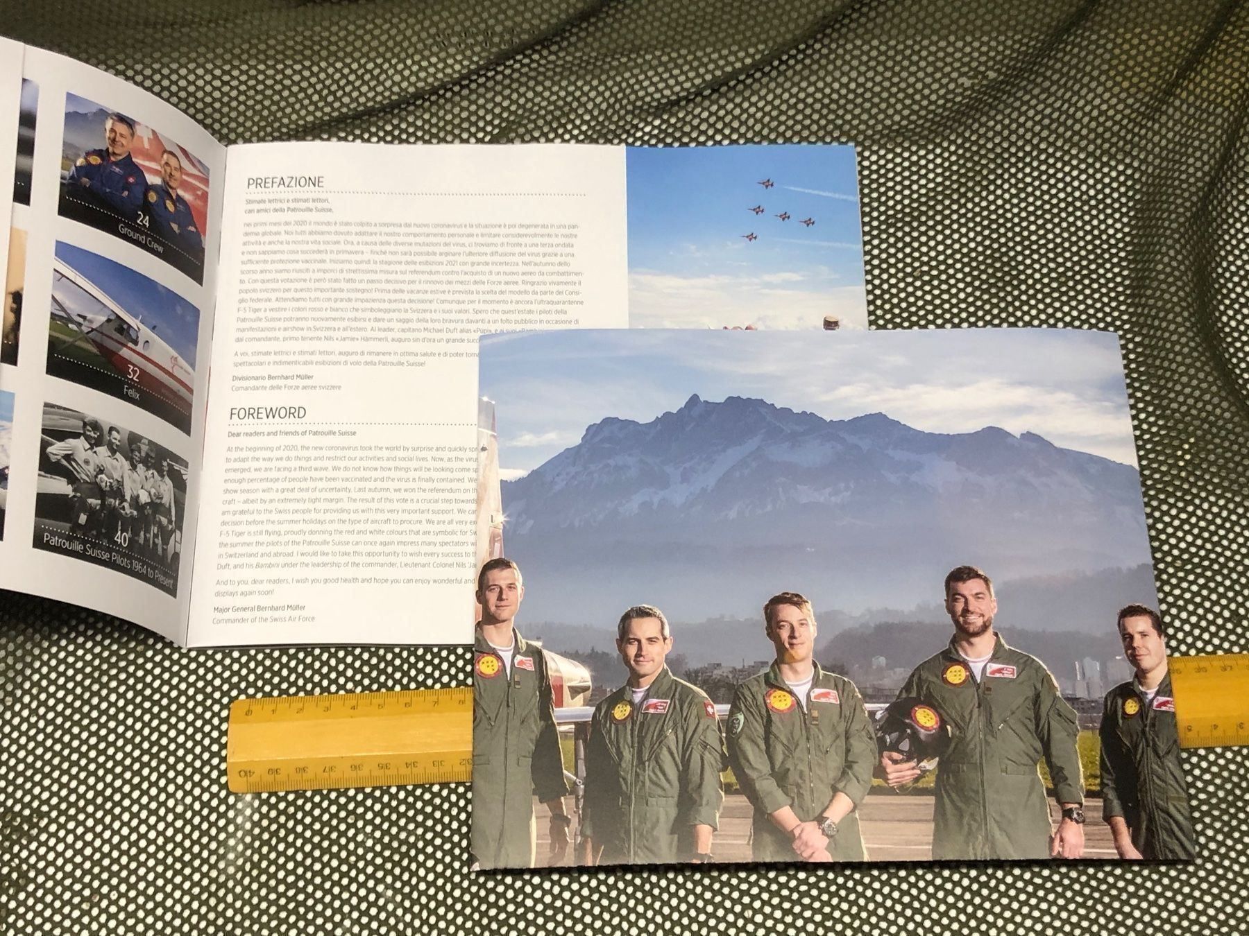 Riviste & Magazine: Schweizer Armee  Patrouille Suisse Luftwaffe Air Force – Usato da Madiswil venduto da TEMISO 2