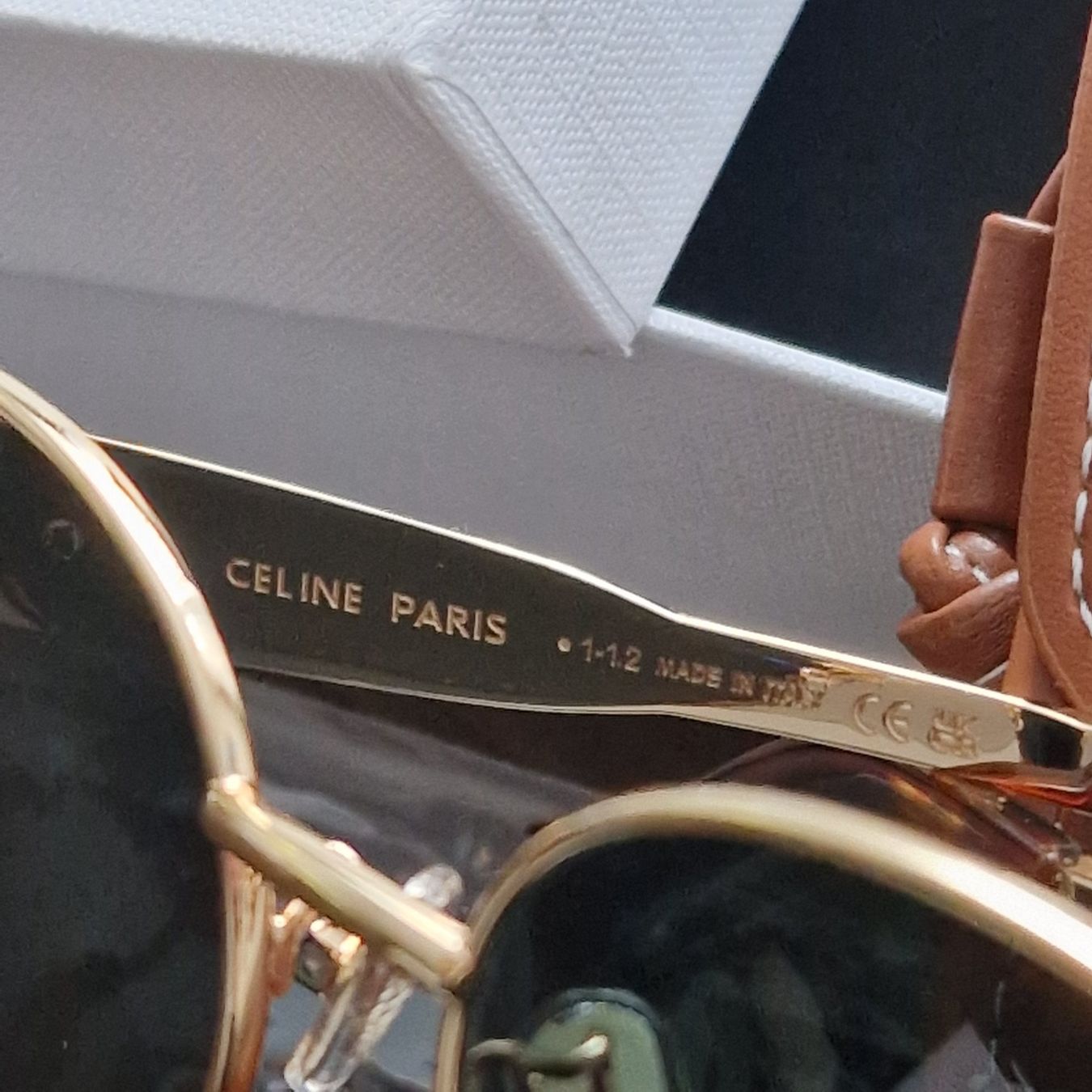 Celine Occhiali & Lenti: Celine Triomphe 01 Gold neu – Nuovo e nell'imballaggio originale da Bad Ragaz venduto da Coma.67 6