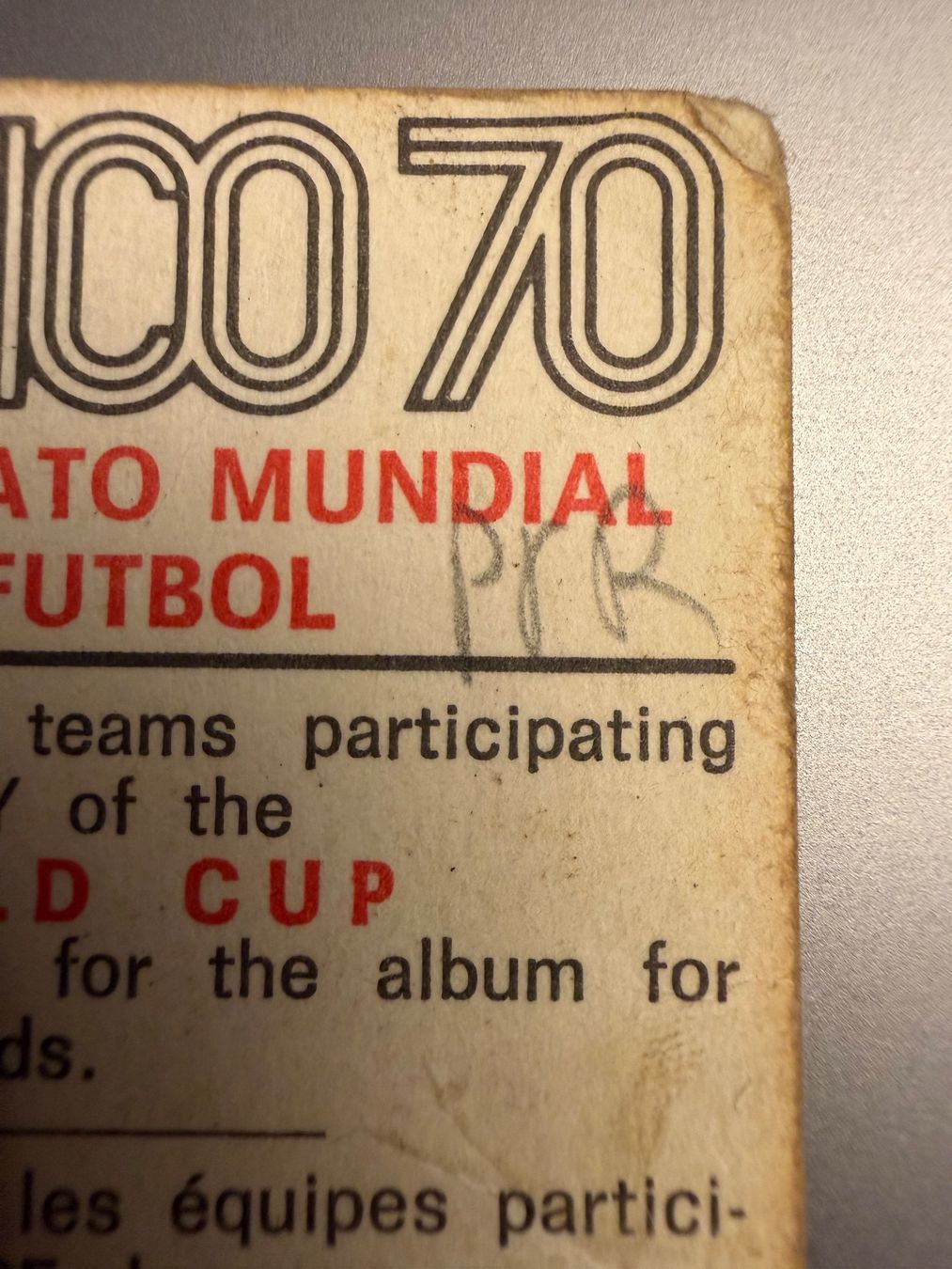 Panini Carte collezionabili: Panini World Cup Mexico 1970 - Cornel Dinu #224 – Usato da Nyon venduto da Wyvern 3