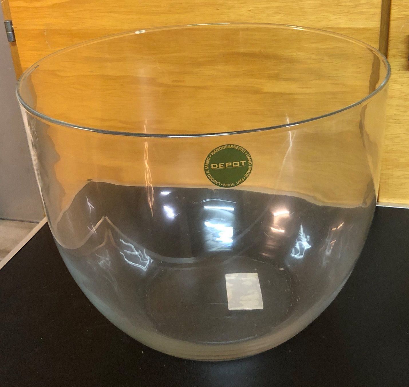 Bicchieri: massive grosse Deko Glass Schale – Nuovo (secondo la descrizione) da Oberrüti venduto da SussiundStrolch 1