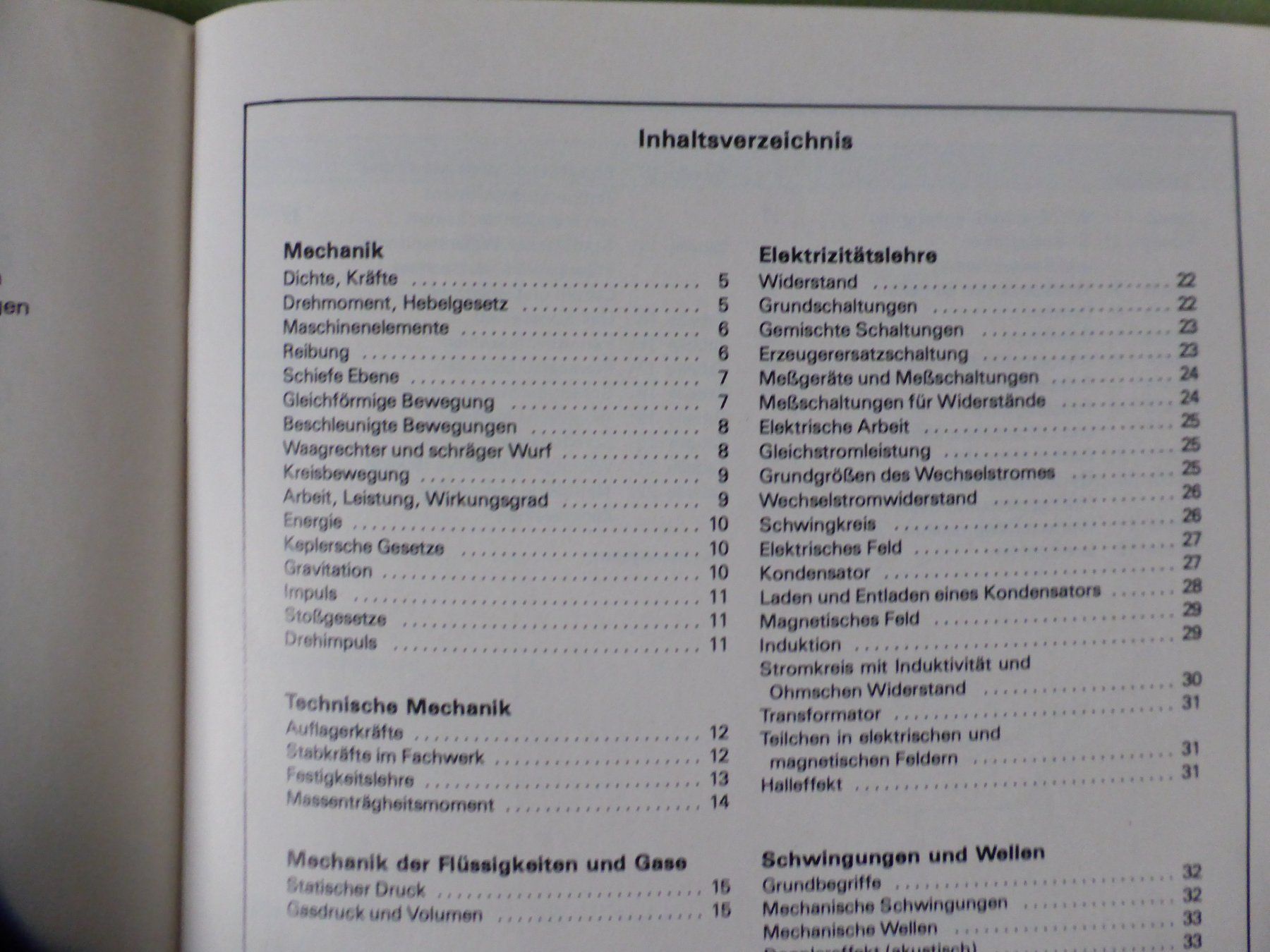 Libri: Formelsammlung Physik - EUROPA Lehrmittel – Usato da Triengen venduto da Nussbaum14 6