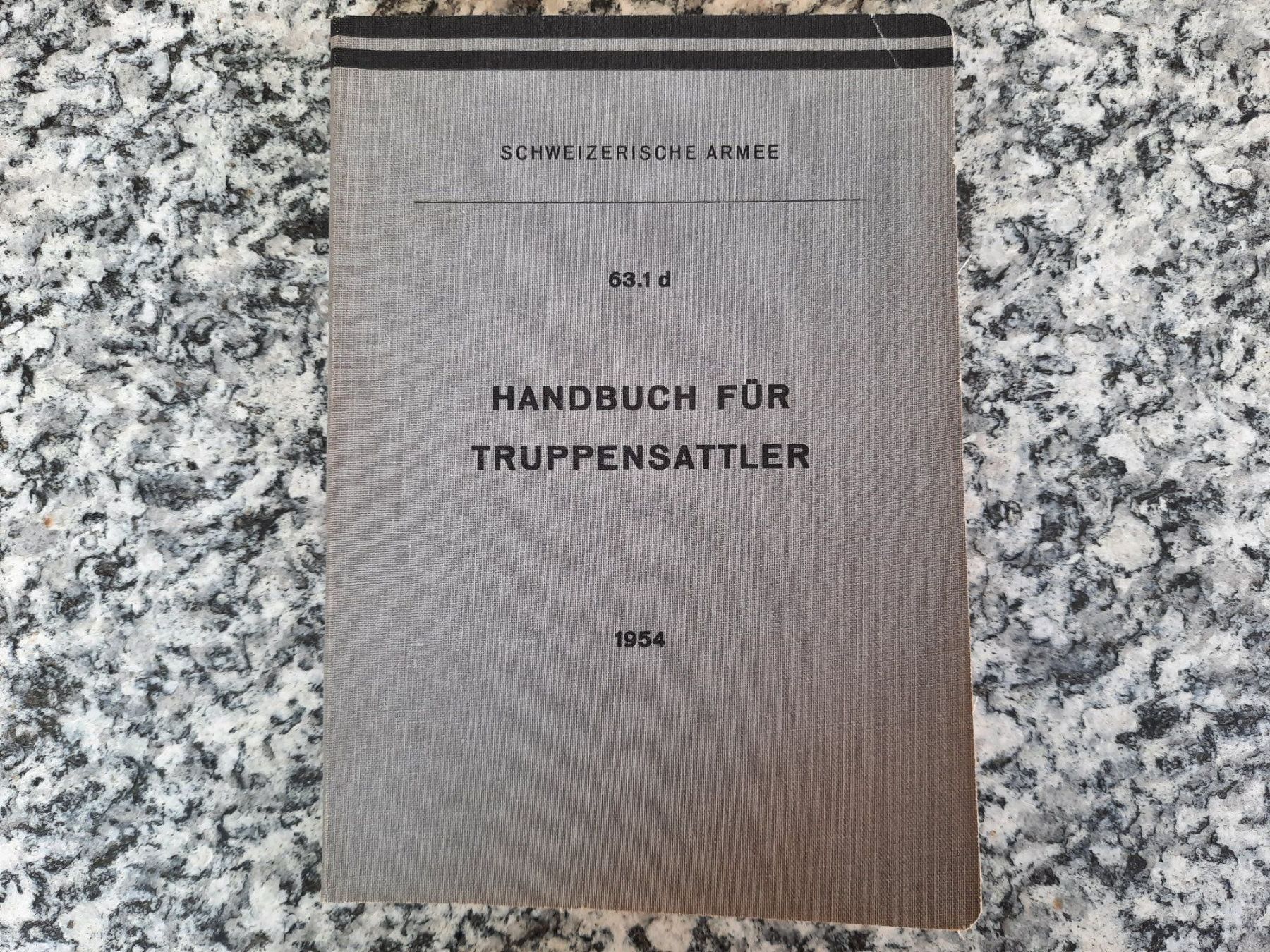 Livres: Handbuch für Truppensattler – D'occasion à Ruswil par Sammlergeist