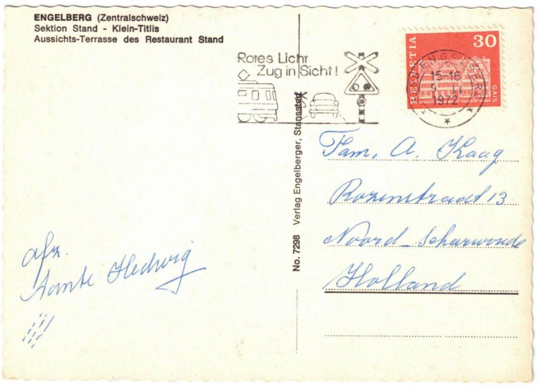 Cartes postales: Engelberg - Luftseilbahn Stand--Titlis – D'occasion à Binningen par Mountainrider 1