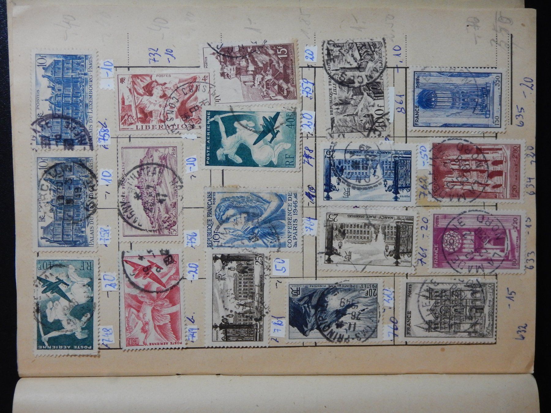 Alle Briefmarken: Frankreich Sammlung ab Klassik – Gebraucht aus Zürich von Muehlekauf 5