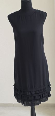 Kleid Yessica Grösse 36 schwarz Rüschenärmel Neu