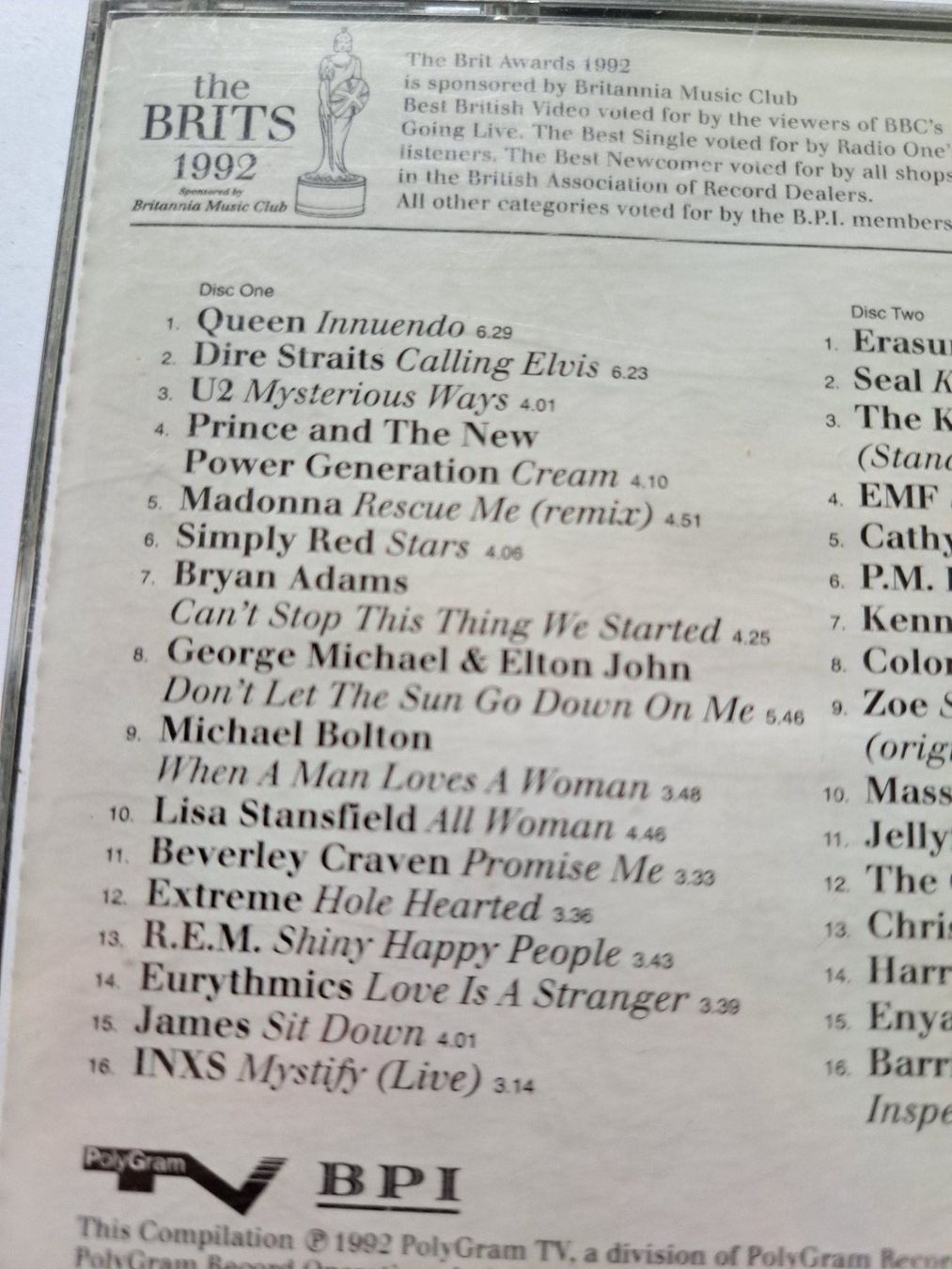 CDs: Cd The Awards of 1992  – D'occasion à Pully par bro_n52j 3