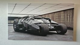 Leinwandbild Batmobil 128x72 cm