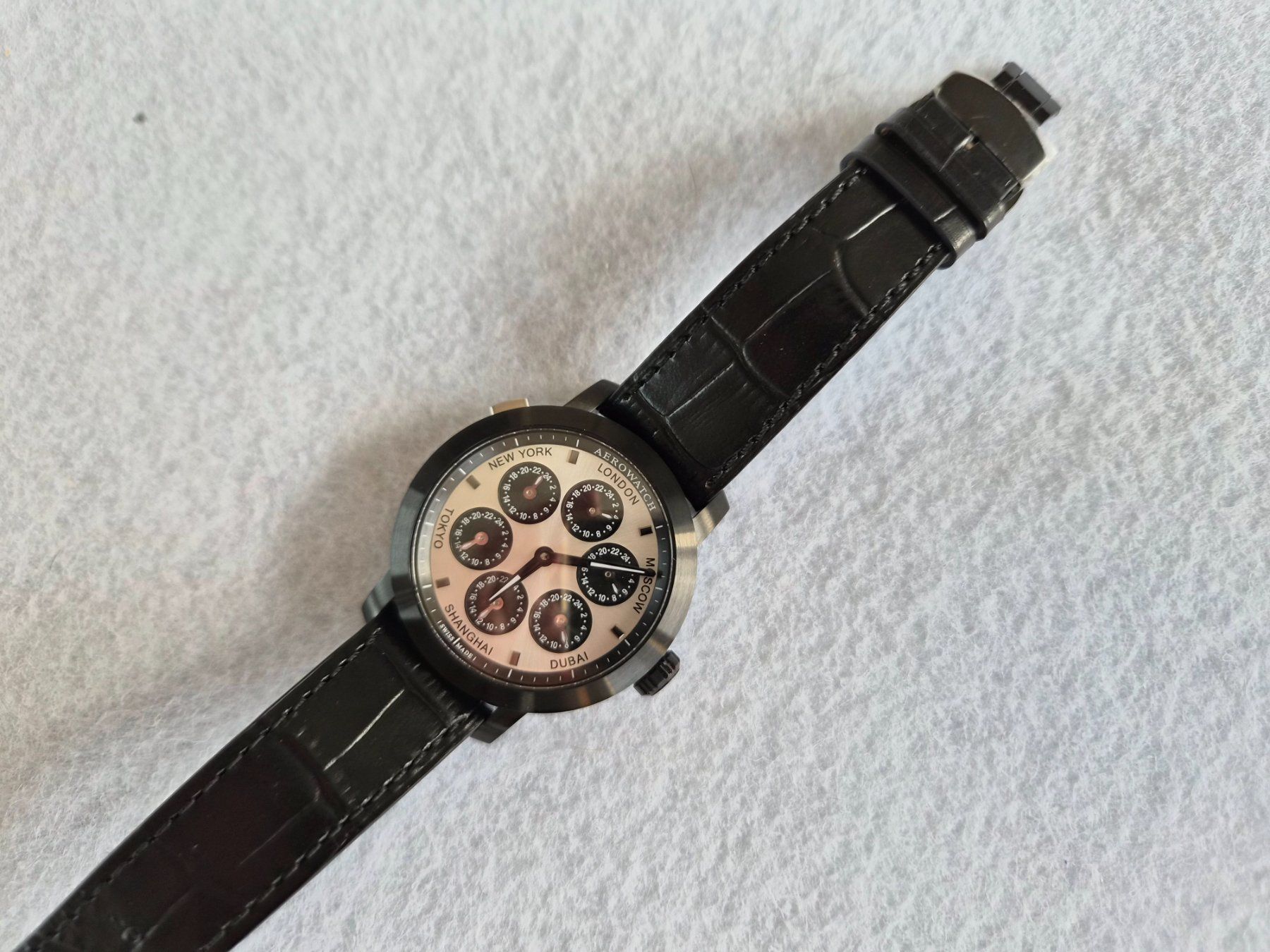 Aerowatch Orologi: Aerowatch 7 Zeitzonen – Nuovo (secondo la descrizione) da Chabrey venduto da Horology 1
