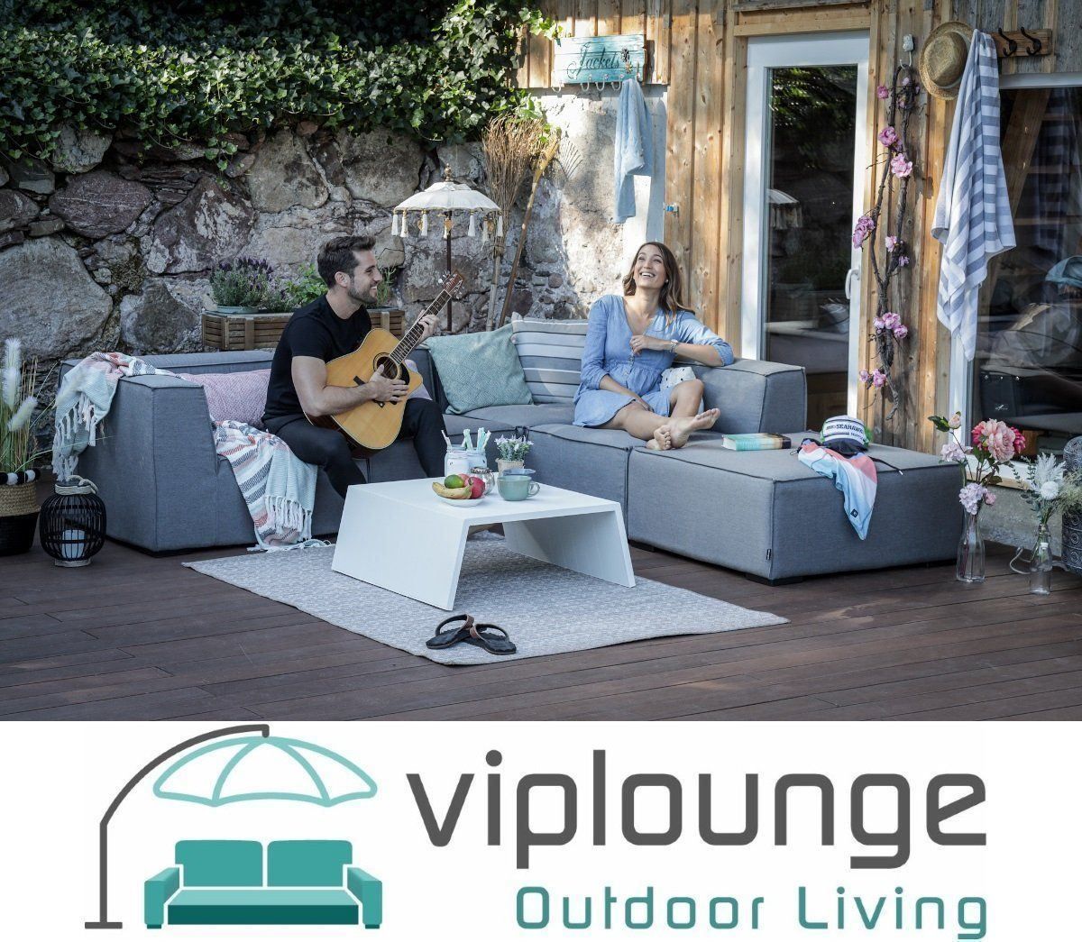 Viplounge Divani: Lounge Outdoor 100% wetterfest – Nuovo e nell'imballaggio originale da Uznach venduto da viplounge